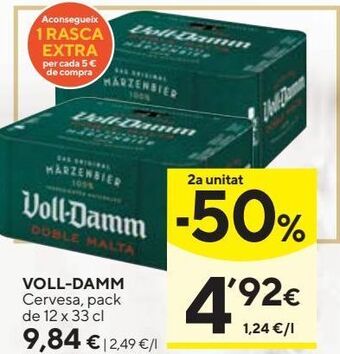 Caprabo Cerveza voll-damm oferta