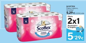 Caprabo Papel higiénico scottex oferta