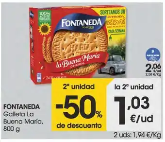 Eroski Fontaneda galleta la buena maria 800 gramos oferta