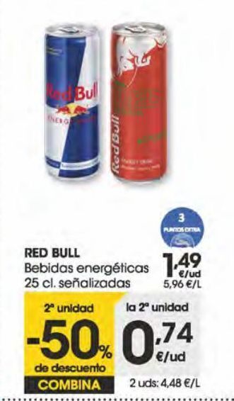 Eroski Red bull bebida energética 0,25 l oferta