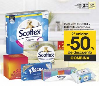 Eroski Scottex papel higiénico dermo cuidado 6 uds oferta