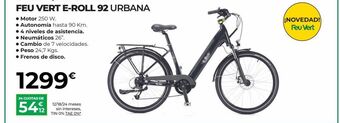Feu Vert Bicicleta eléctrica feuvert oferta