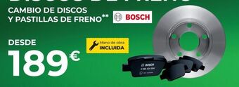 Discos de freno bosch