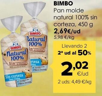 Autoservicios Familia Pan de molde bimbo oferta