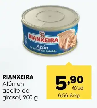 Autoservicios Familia Atún en aceite de girasol rianxeira oferta