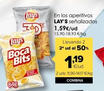 Autoservicios Familia Aperitivos lay's oferta