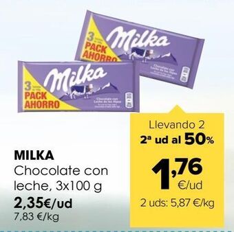 Autoservicios Familia Chocolate milka oferta