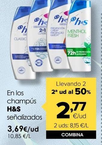 Autoservicios Familia Champú h&s oferta