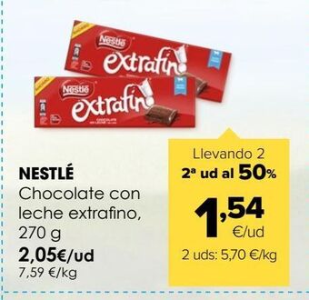 Autoservicios Familia Chocolate nestlé oferta