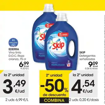 Eroski Detergente SKIP oferta