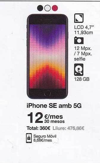Orange Iphone Se Amb 5g oferta