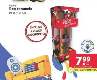 Lidl Aguere Ron Caramelo oferta