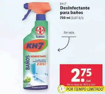 Lidl Kh-7 Desinfectante Para Baños oferta