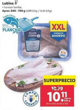 Lidl Lubina oferta