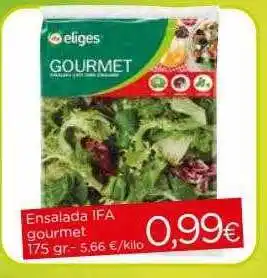 Supermercados Piedra Ensalada Ifa Gourmet oferta