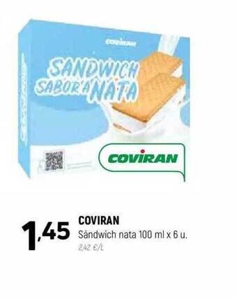 Coviran Coviran Sándwich Nata oferta
