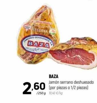 Coviran Baza Jamón Serrano Deshuesado Pro Piezas O 1-2 Piezas oferta