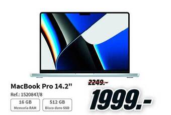 MediaMarkt Macbook Pro 14.2 oferta