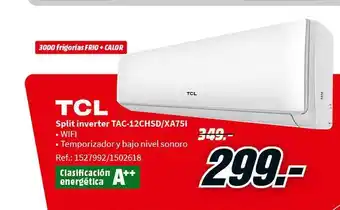 MediaMarkt Tcl Split Inverter Tac-12chsd Xa75i oferta