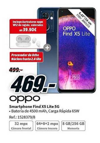 MediaMarkt Oppo Smartphone Find X5 Lite 5g oferta