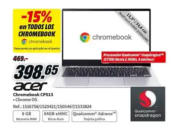 MediaMarkt Acer Chromebook Cp513 oferta