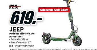 Jeep Patinete Eléctrico 2xe Adventurer