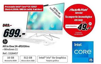 MediaMarkt Hp All In One 24-df1026ns oferta