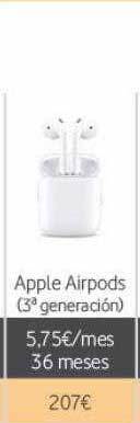 Vodafone Apple Airpods oferta