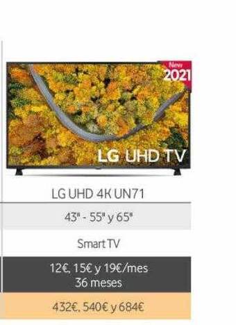 Vodafone Lg Uhd 4k Un71 oferta