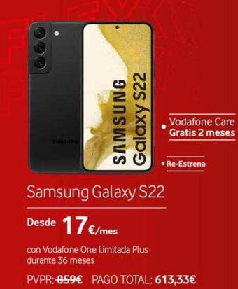 Vodafone Samsung Galaxy S22 oferta