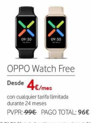 Vodafone Oppo Watch Free oferta