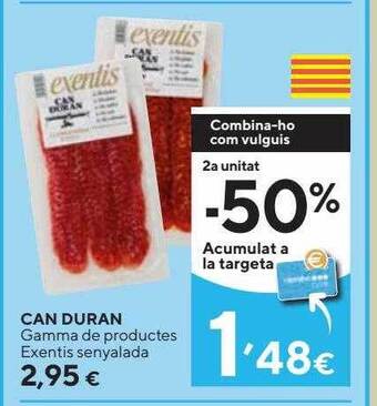 Caprabo Can Duran Gamma De Productes Exentis Senyalada oferta