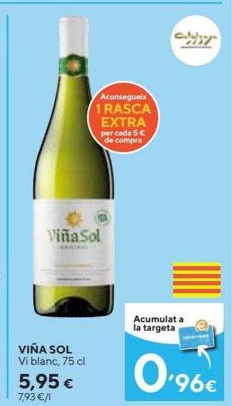 Caprabo Viña Sol Vi Blanc oferta