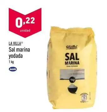 ALDI Sal marina yodada 1kg oferta