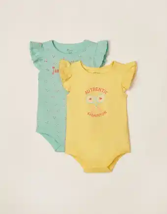 Zippy 2 bodies para recién nacida 'have fun', azul/amarillo oferta