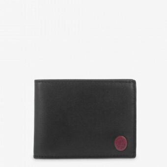 El Potro Cartera hombre en piel vacuno color negro/burdeos-tribeca oferta