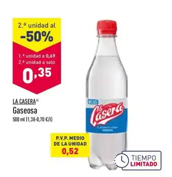 ALDI Gaseosa 500ml oferta