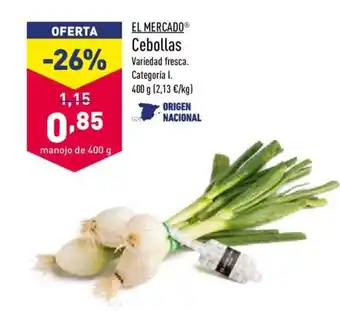 ALDI Cebollas 400g oferta