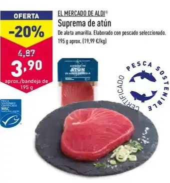 ALDI Suprema de atún 195g oferta