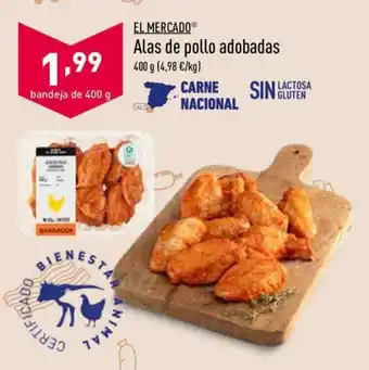 ALDI Alas de pollo adobadas 400g oferta