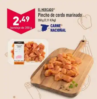 ALDI Pincho de cerdo marinado 350g oferta
