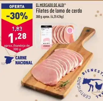ALDI Filetes de lomo de cerdo 300g oferta