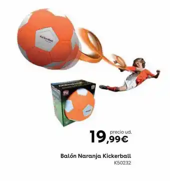 ToysRus Balón Naranja Kickerball oferta