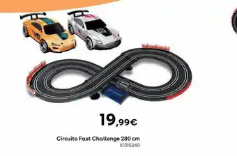 ToysRus Circuito Fast Challenge 280 Cm oferta