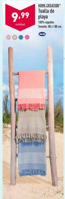 ALDI Toalla de playa oferta