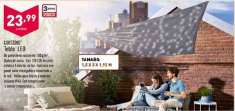 ALDI Toldo LED oferta