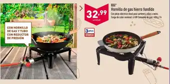 ALDI Hornillo de gas hierro fundido oferta