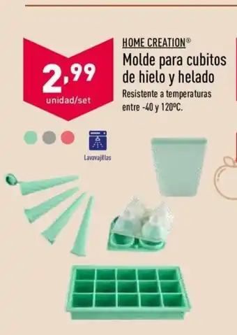 ALDI Molde para cubitos de hielo y helado oferta