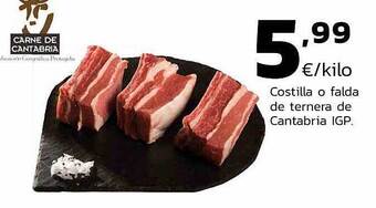 Supermercados Lupa Costilla O Falda De Ternera De Cantabria Igp oferta