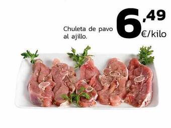 Supermercados Lupa Chuleta De Pavo Al Ajillo oferta